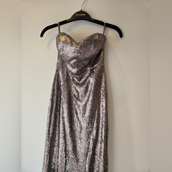 Lulus Majestic Muse Strapless Sequin Maxi Dress Size XS - Picture 6 of 16
